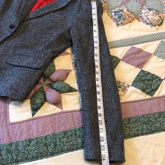 Gap Academy Wool / Silk Blended Herringbone Blazer - Picture 14 of 14